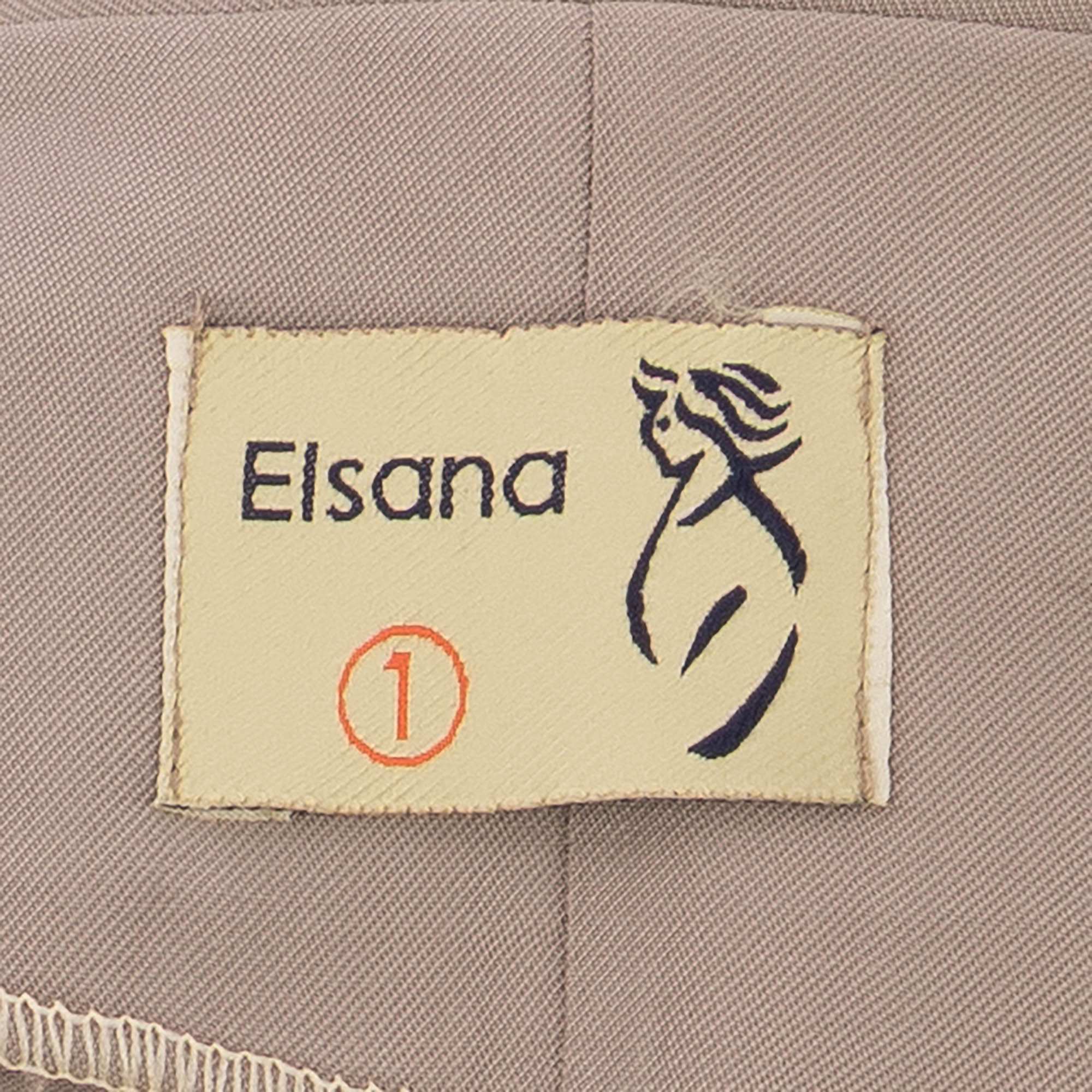 ست کت کراپ و دامن زنانه شکلاتی السانا Elsana مدل ناریش کد 2497