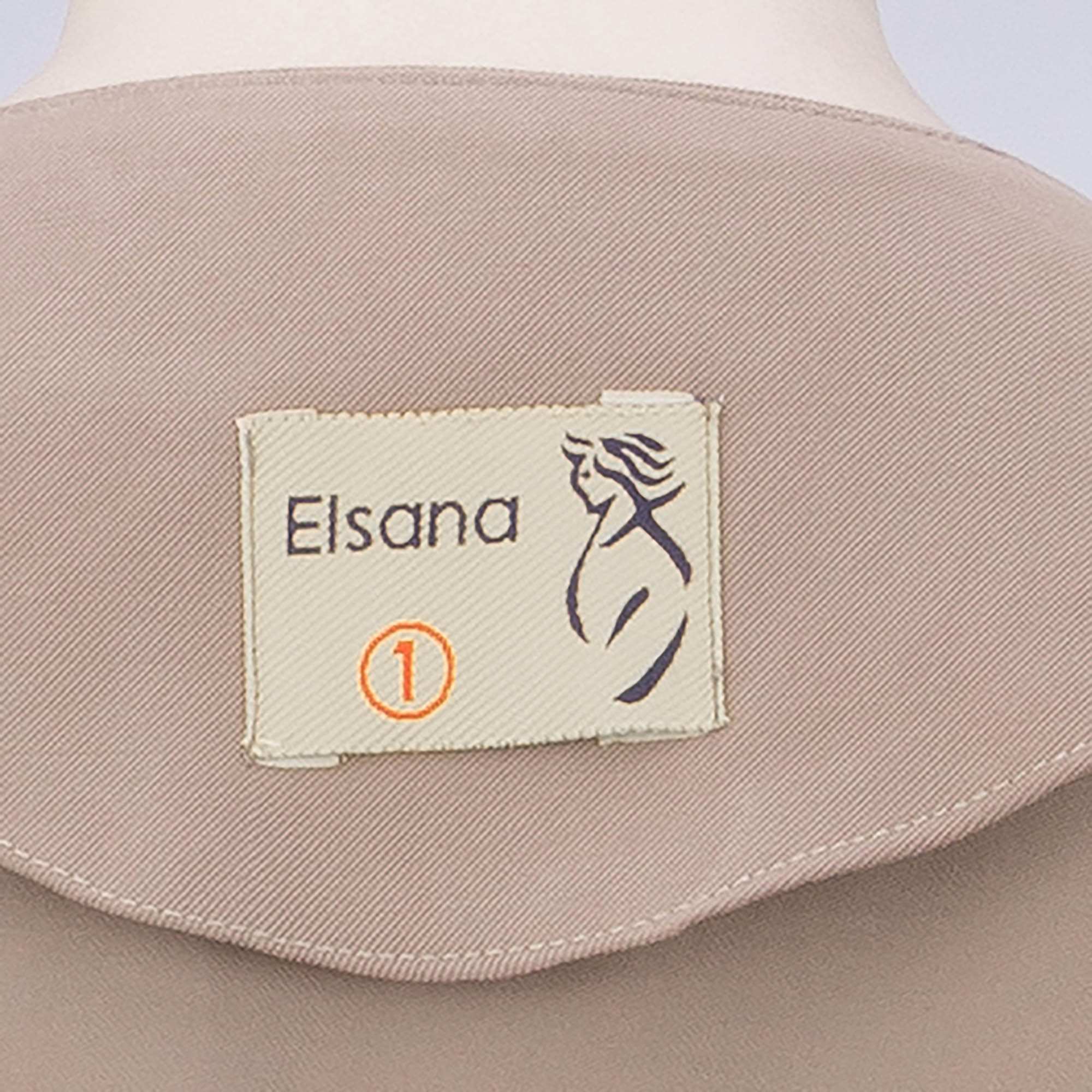 مانتو زنانه شکلاتی السانا Elsana مدل نامین کد 2541
