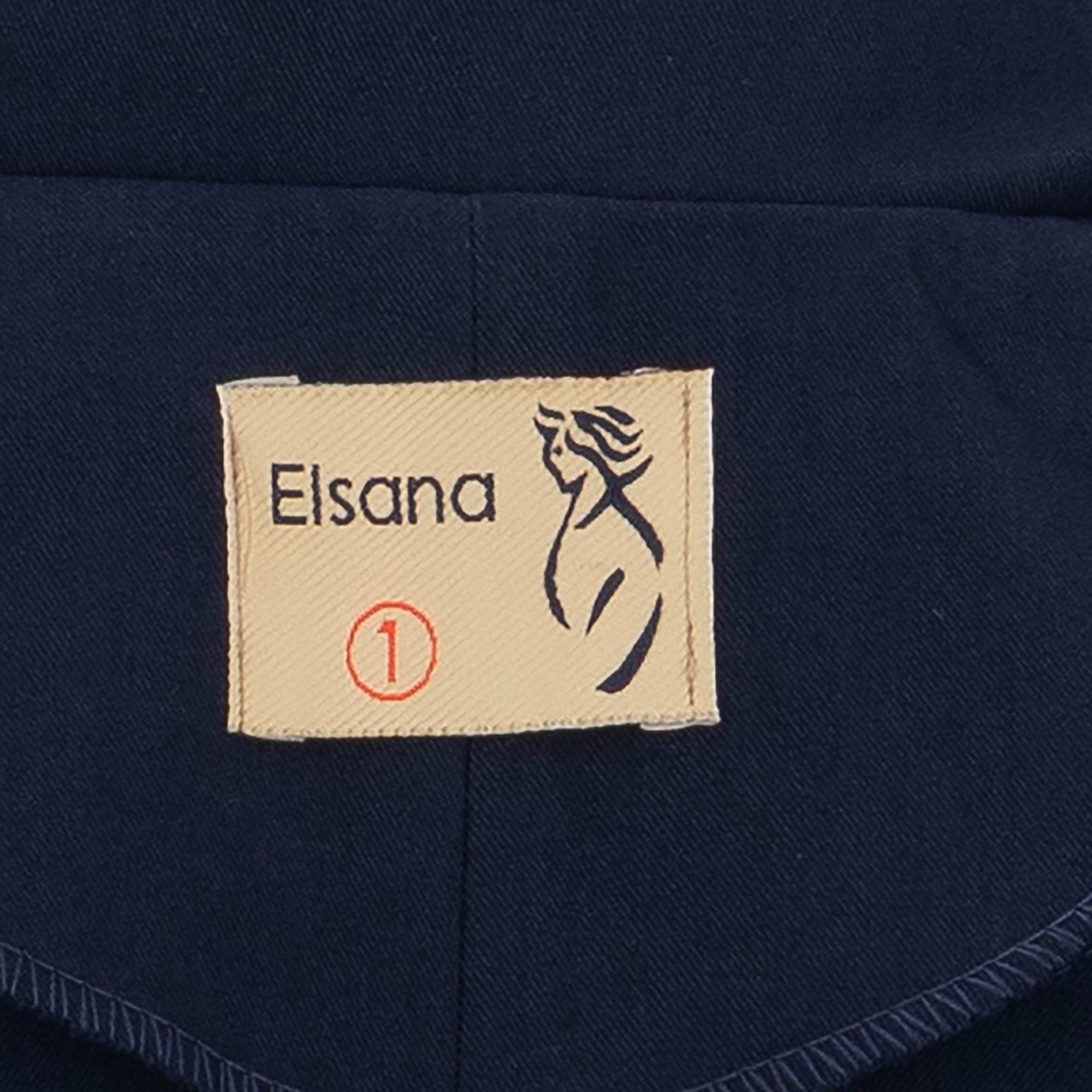 مانتو زنانه سرمه ای السانا Elsana مدل نلینا کد 2505