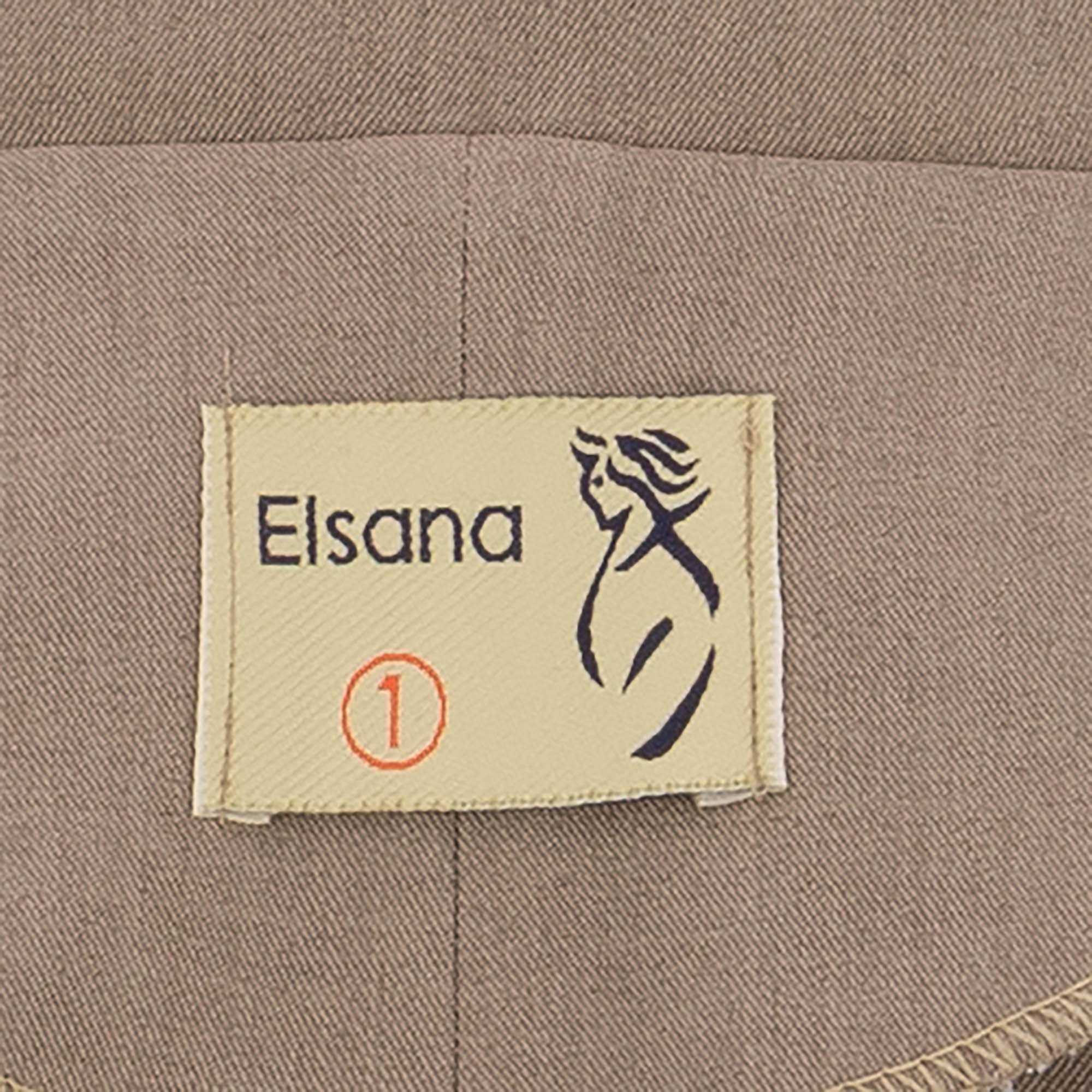 مانتو زنانه شکلاتی السانا Elsana مدل نلینا کد 2505