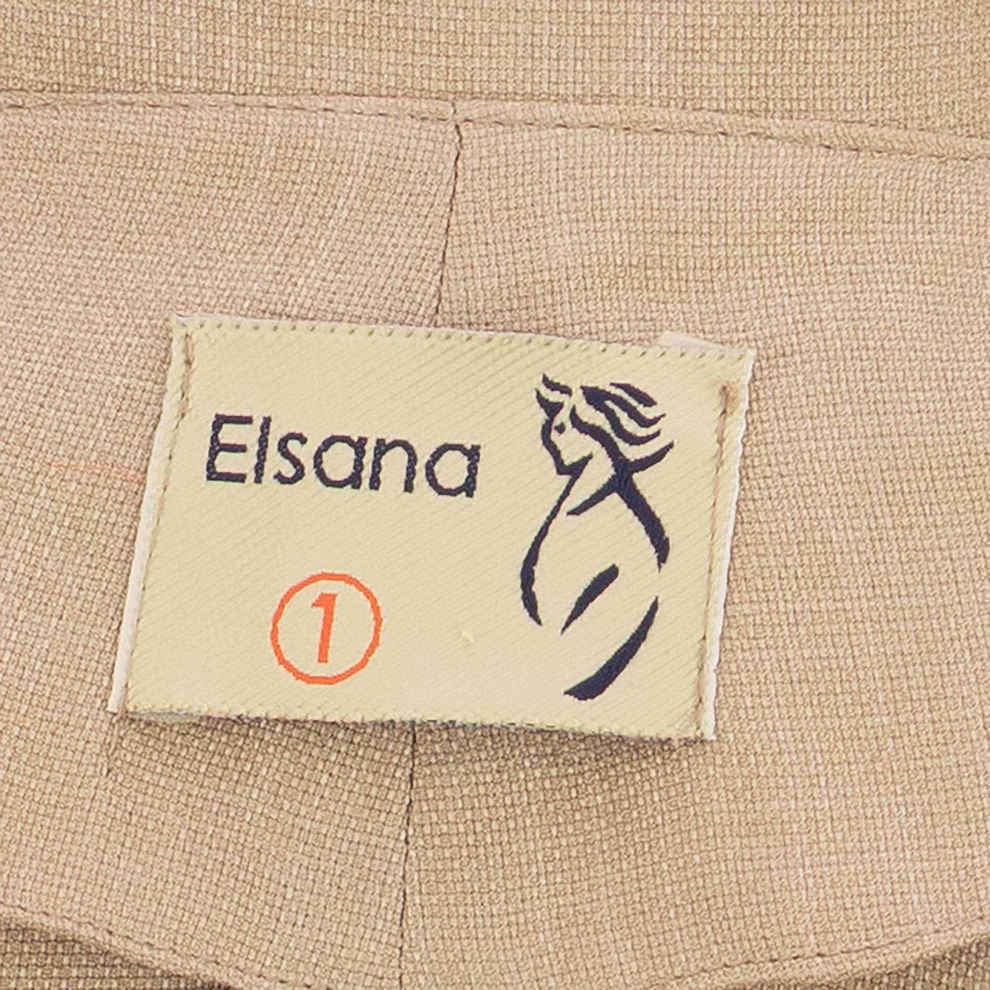 ست کت و شلوار زنانه کرم السانا Elsana مدل نیراس کد 2476