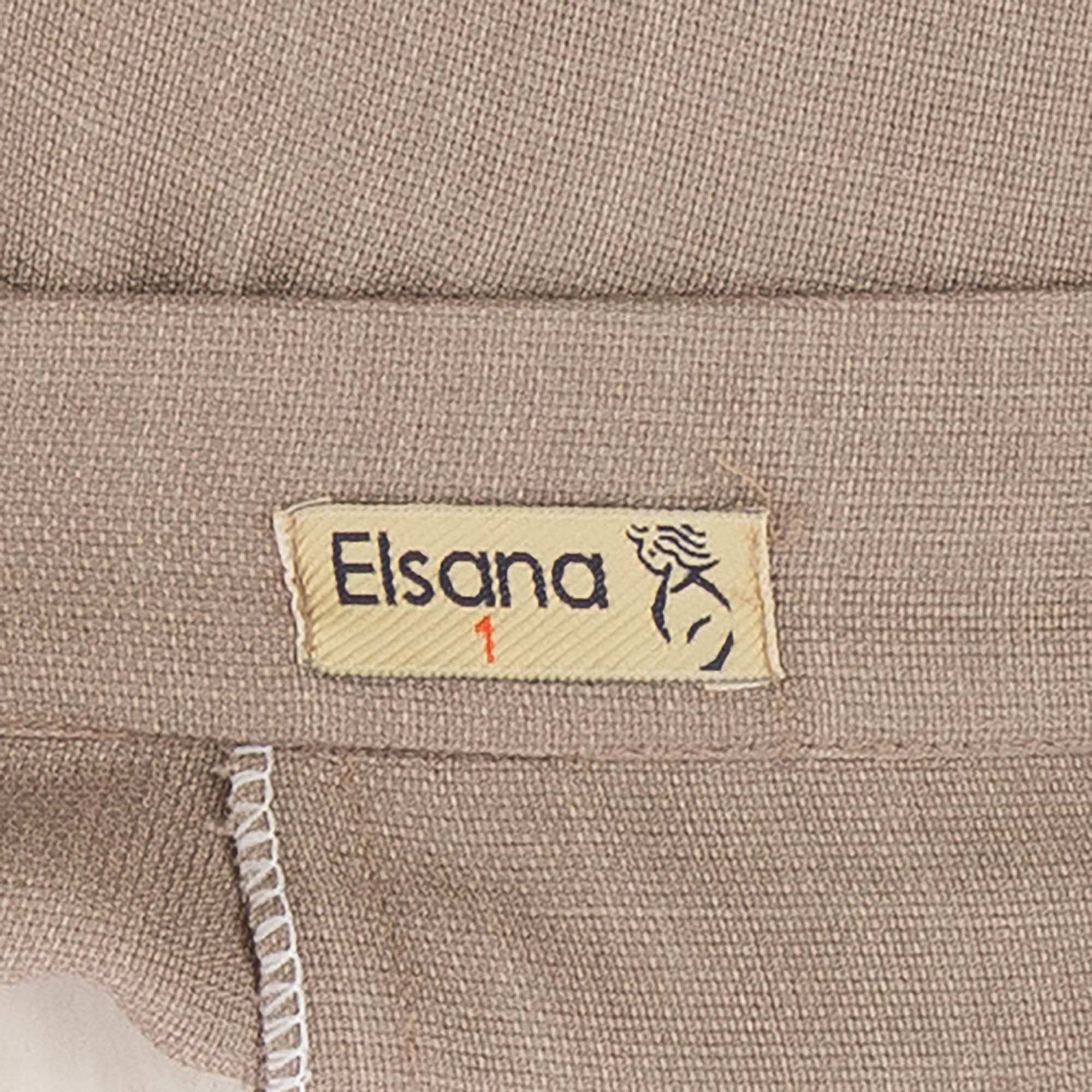 ست کت و شلوار زنانه خاکی السانا Elsana مدل نیراس کد 2476