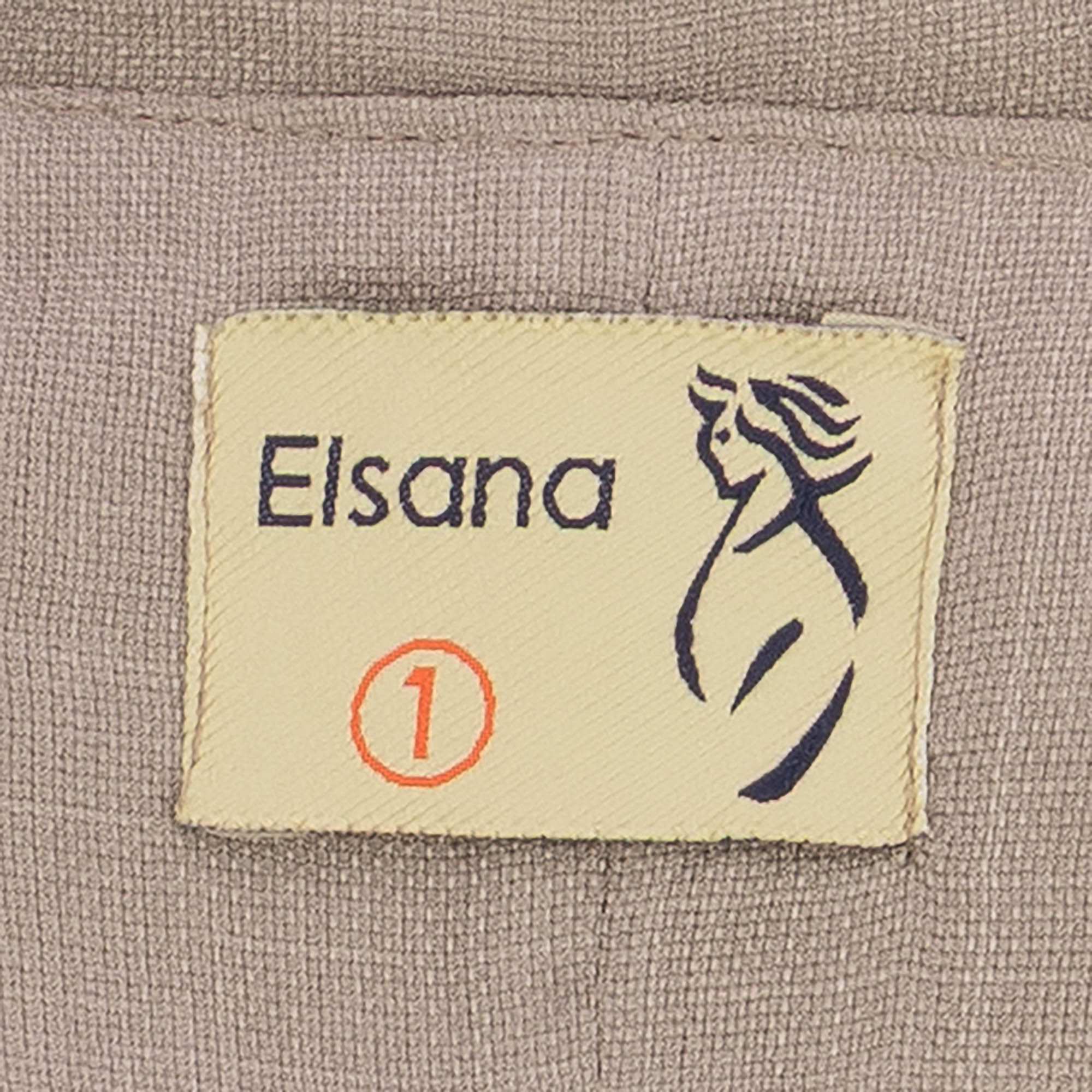 ست کت و شلوار زنانه خاکی السانا Elsana مدل نیراس کد 2476