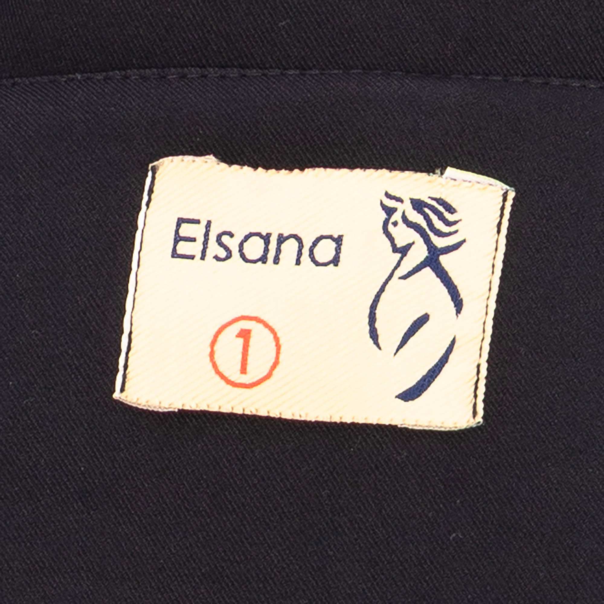 کت زنانه مشکی السانا Elsana مدل هانیدا کد 2461
