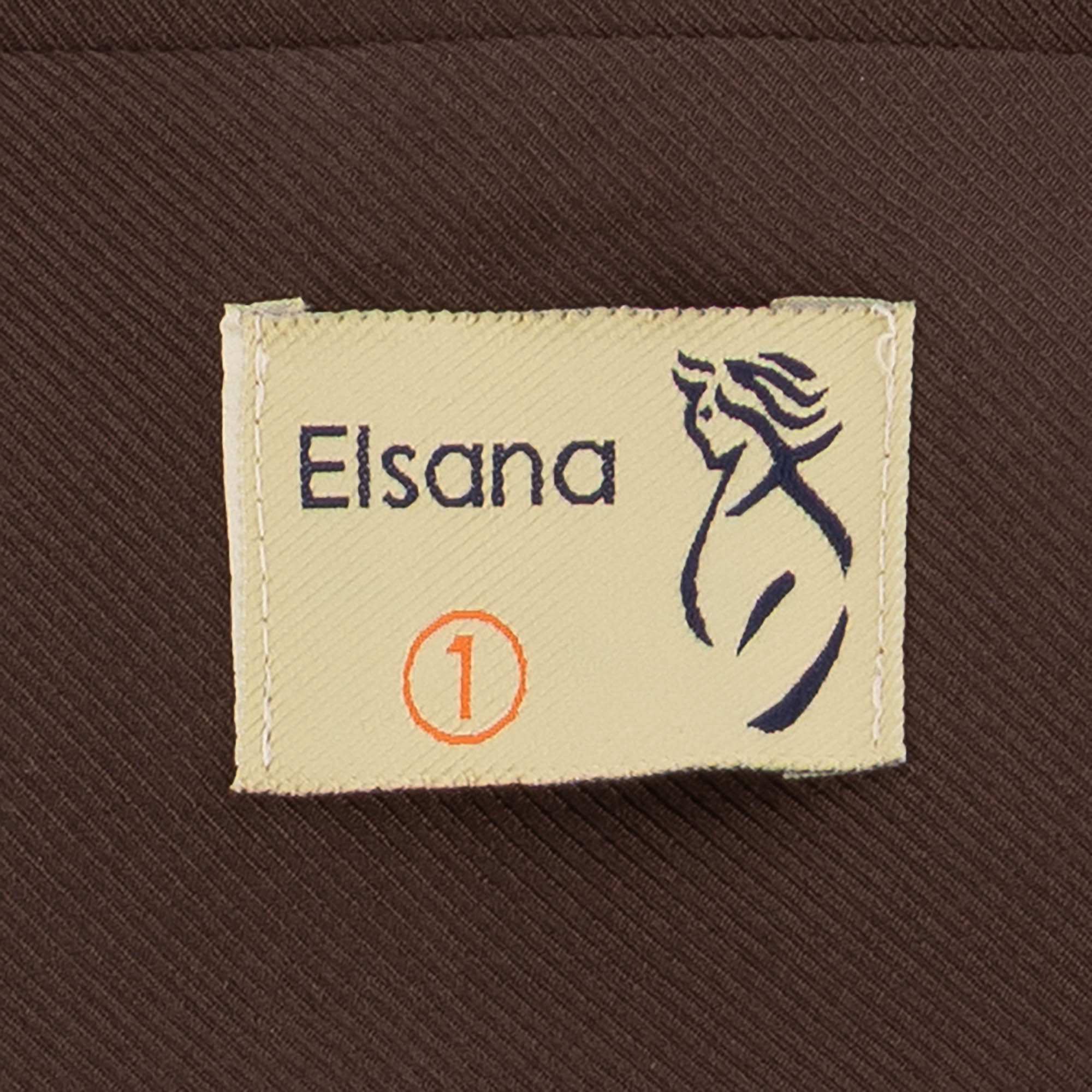 ست کت و شلوار زنانه قهوه ای السانا Elsana مدل هانیل کد 2524