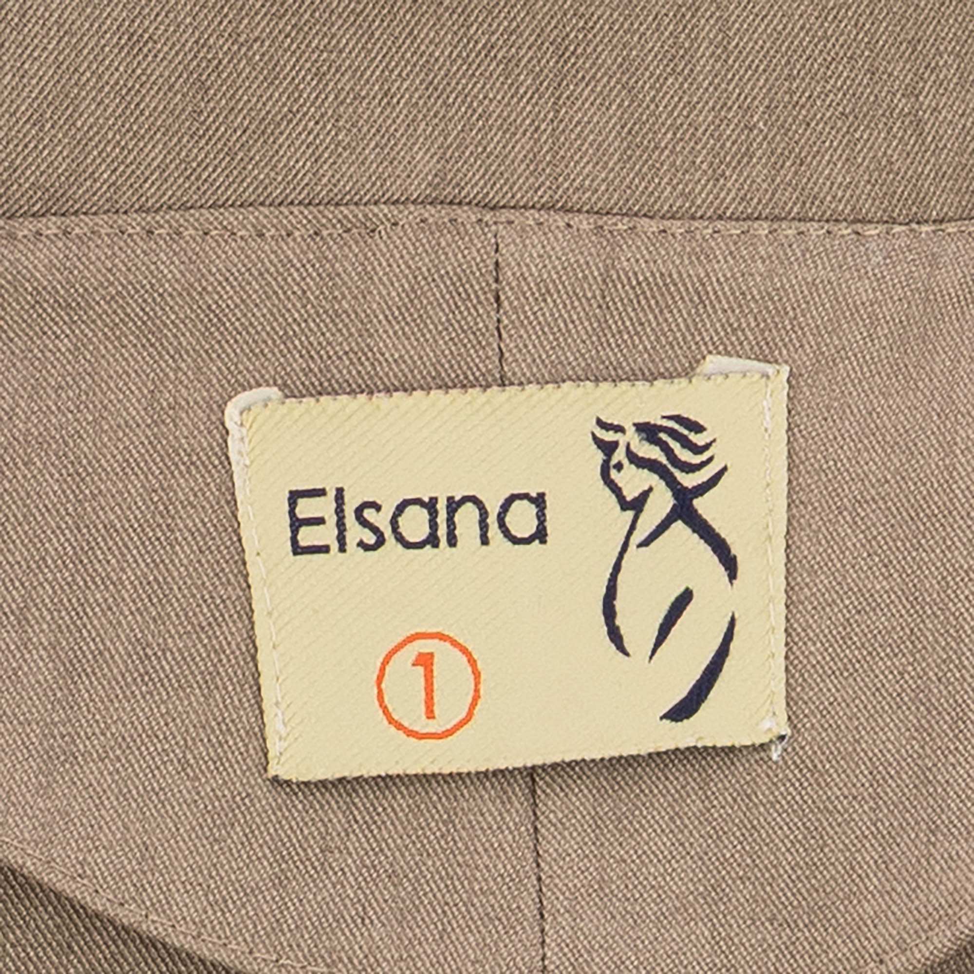 کت زنانه شکلاتی السانا Elsana مدل هومان کد 2517