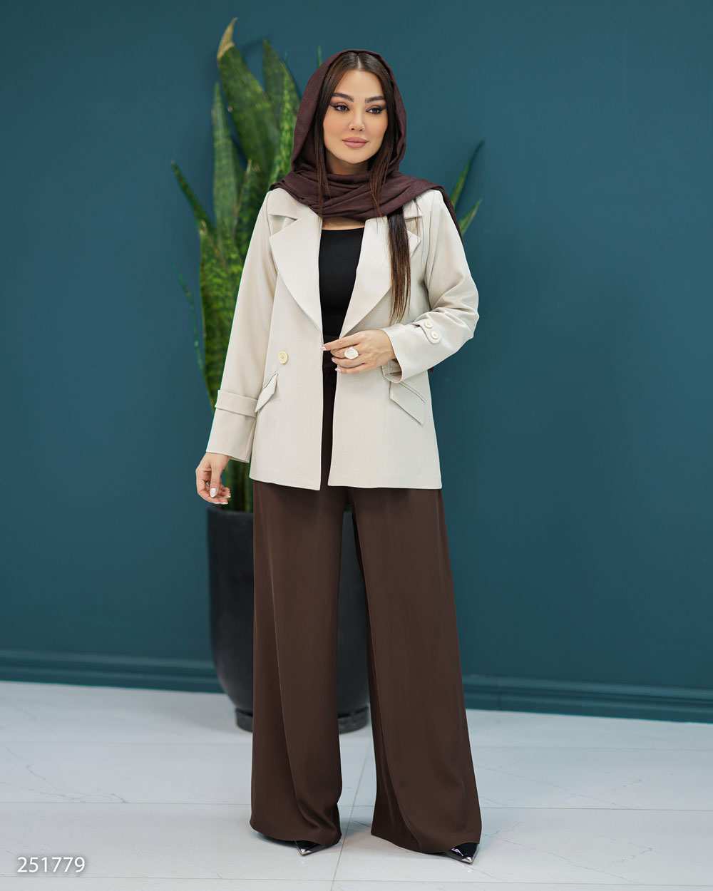 کت زنانه استخوانی السانا Elsana مدل هومان کد 2517