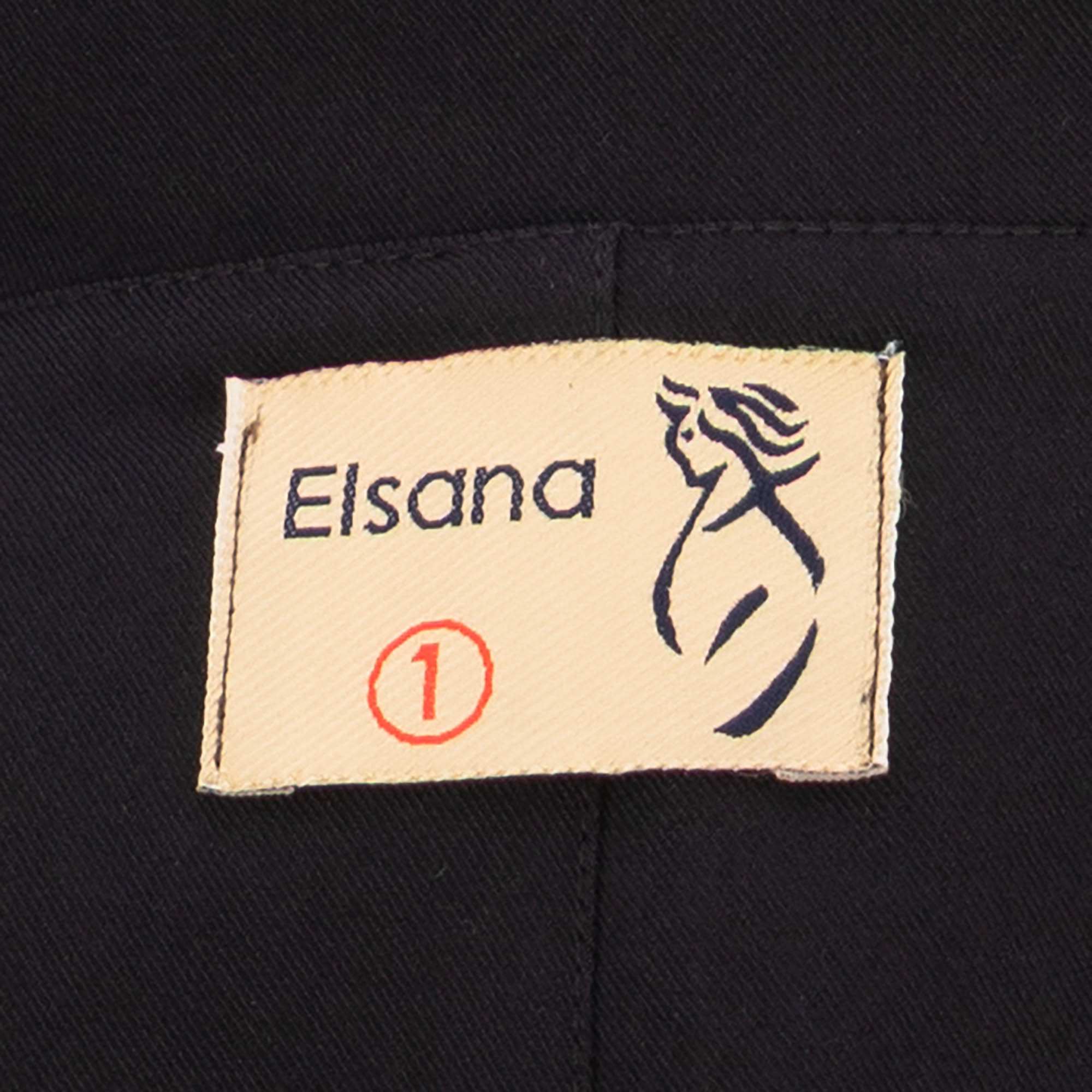 کت زنانه مشکی السانا Elsana مدل هیرساد کد 2490