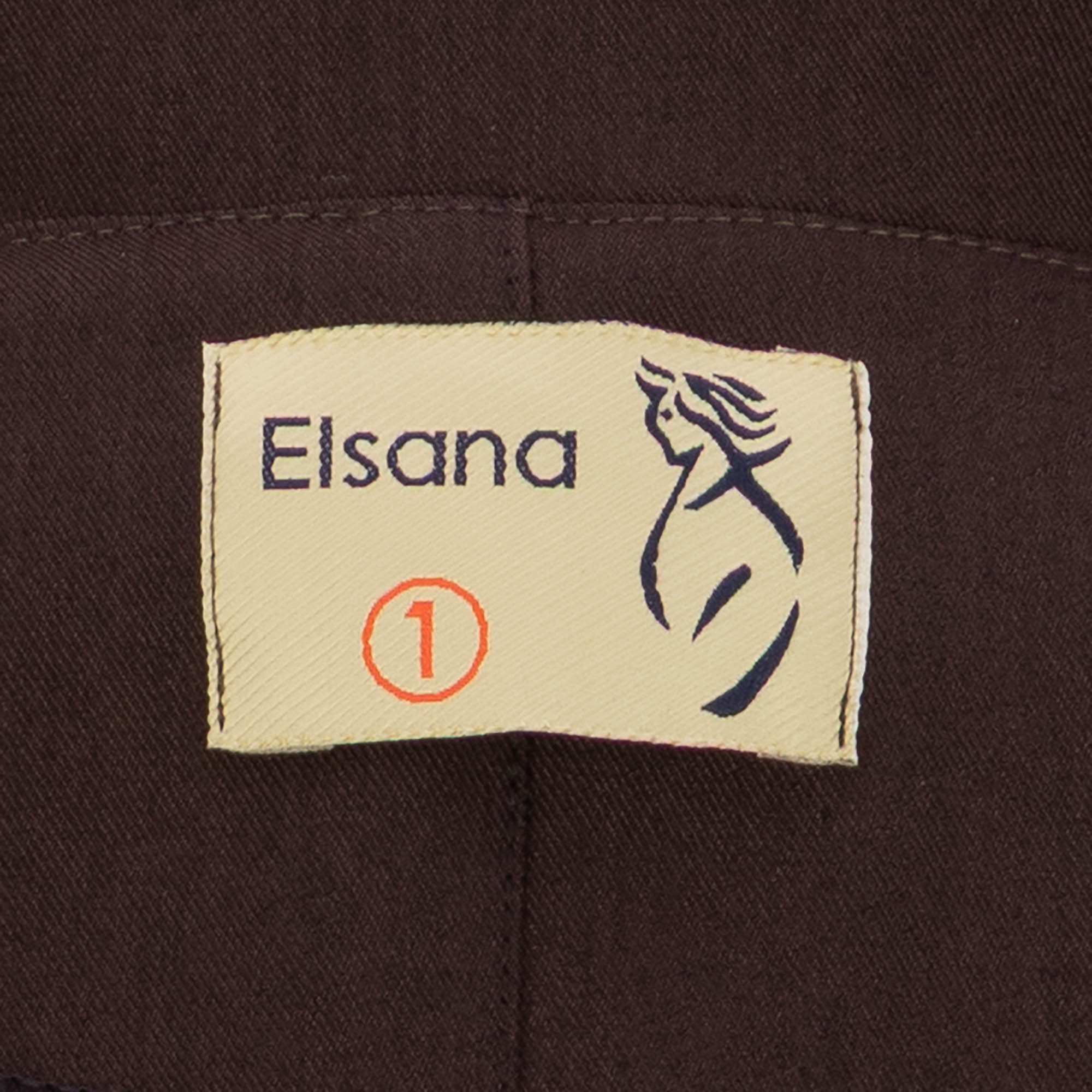 کت زنانه قهوه ای السانا Elsana مدل هیرساد کد 2490