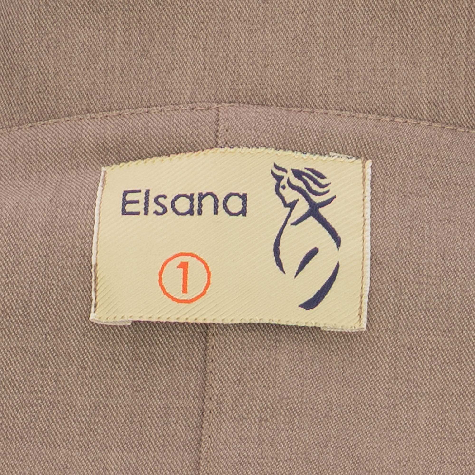 کت زنانه شکلاتی السانا Elsana مدل هیرساد کد 2490