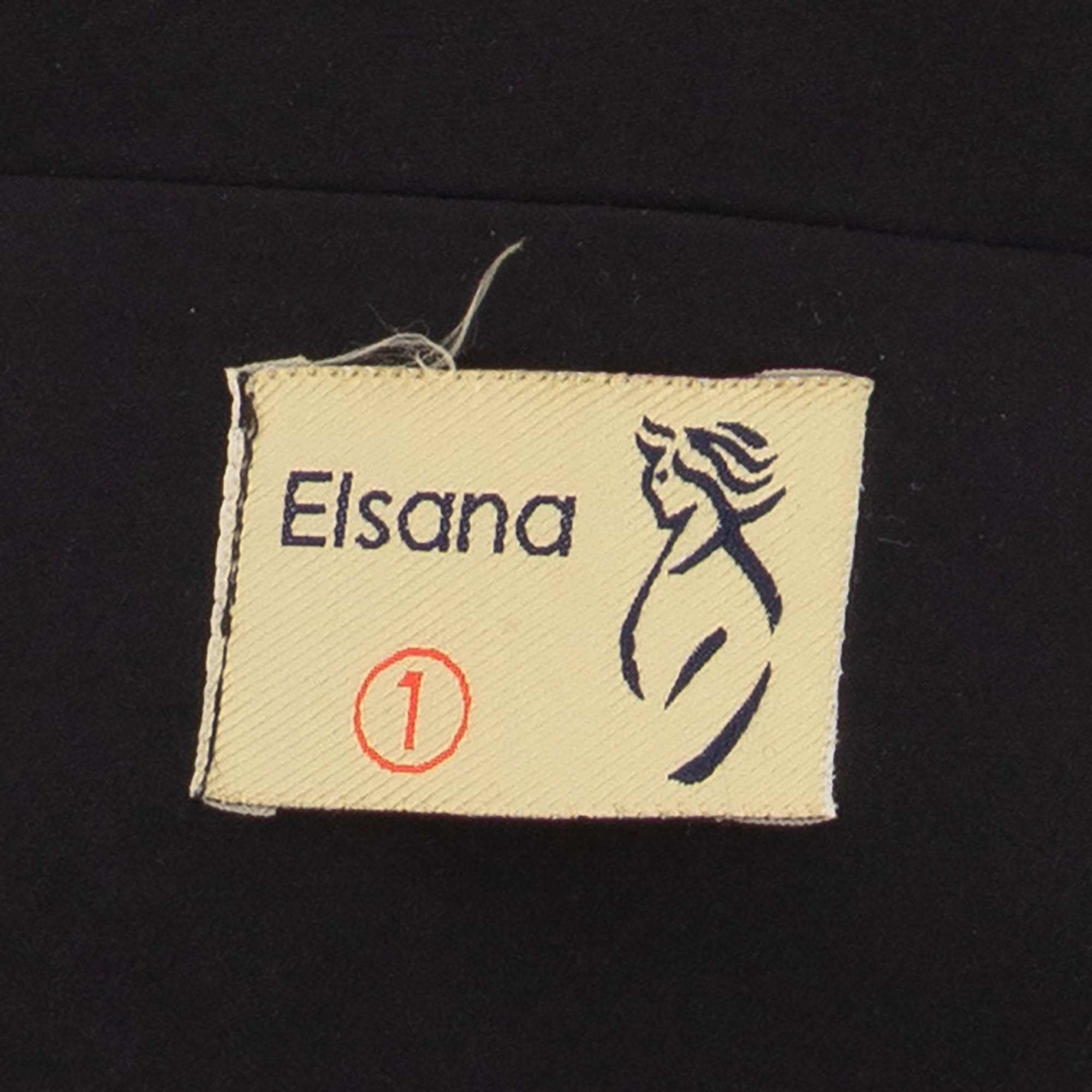 کت زنانه مشکی السانا Elsana مدل یاسمین کد 2514