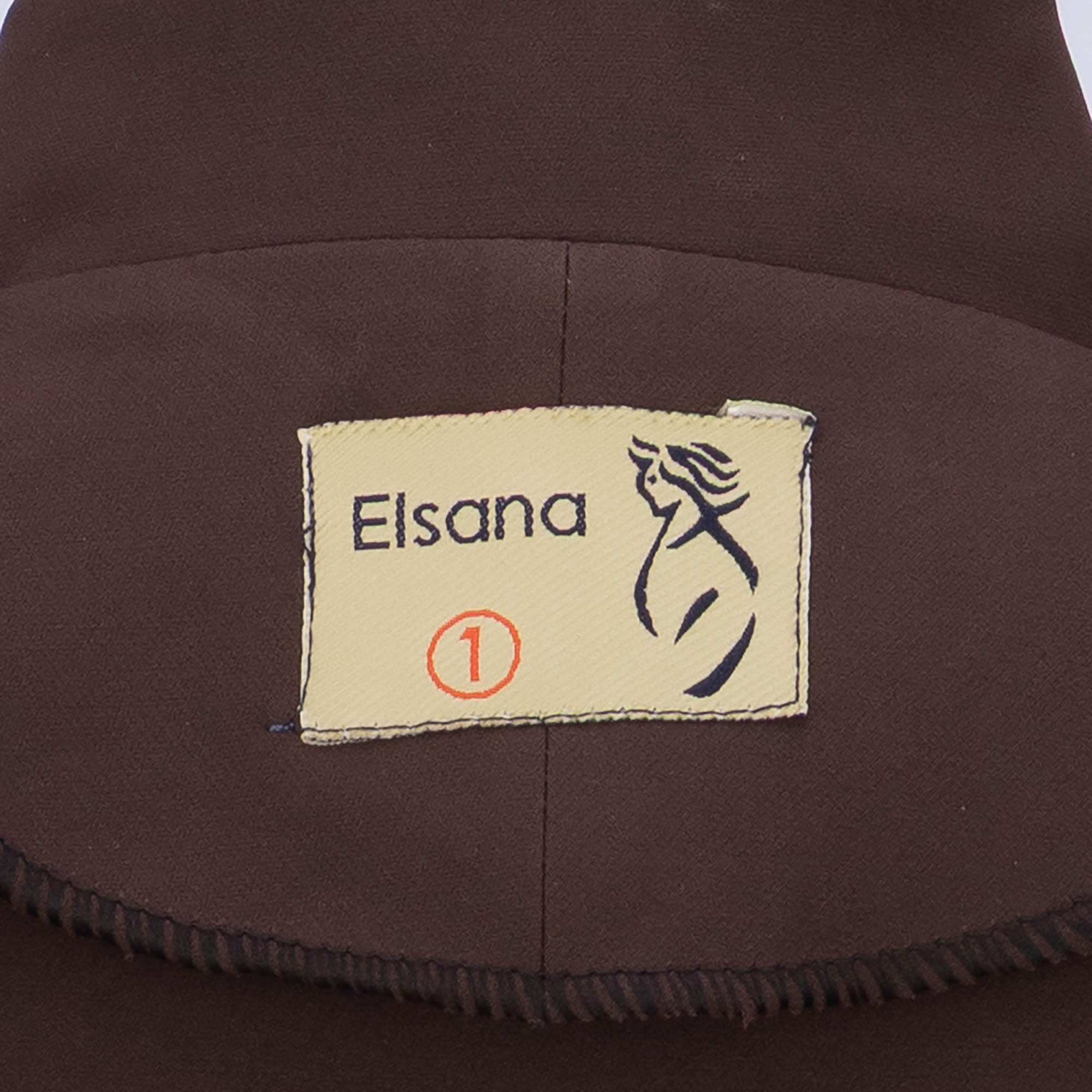کت زنانه قهوه ای السانا Elsana مدل یاسمین کد 2514