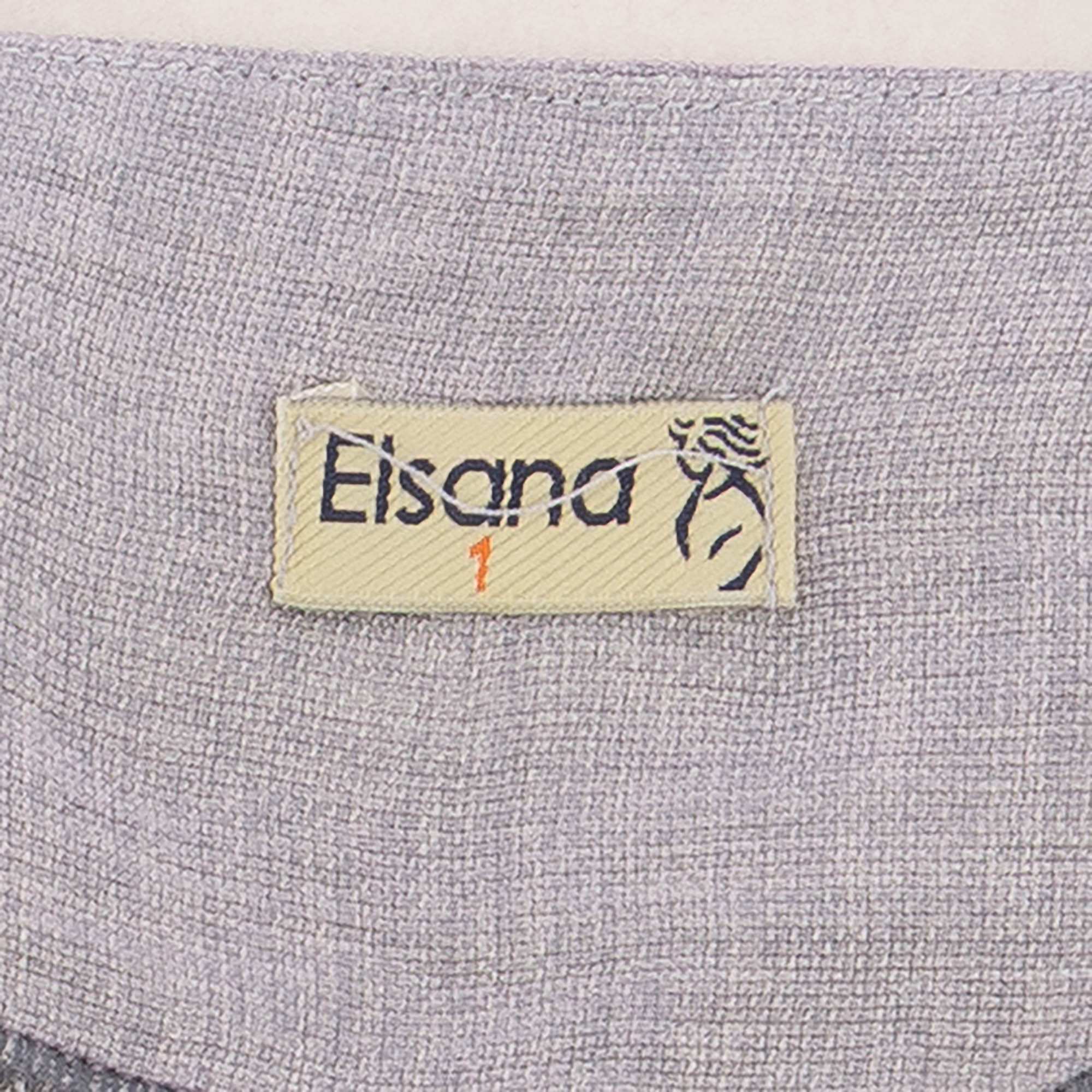 بلوز زنانه طوسی السانا Elsana مدل یاشگین کد 2472