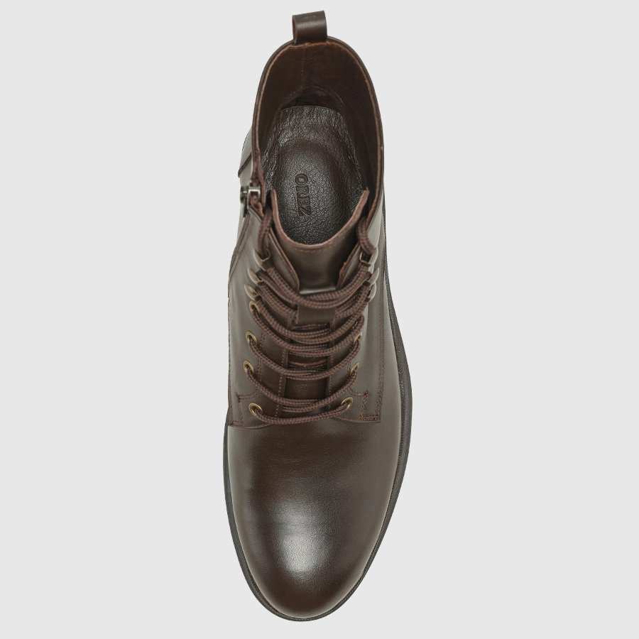 نیم بوت چرم طبیعی مردانه ناپا قهوه ای اورز Orez مدل TYSON