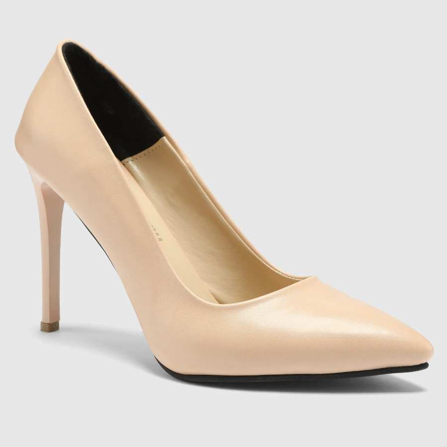 کفش پاشنه بلند زنانه ناپا کرم اورز Orez مدل GEORGINA