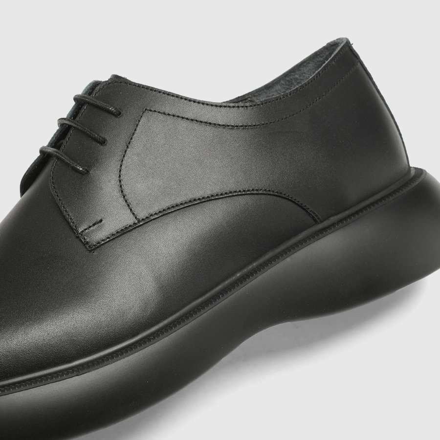 کفش چرم رسمی مردانه ناپا مشکی اورز Orez مدل SILAS