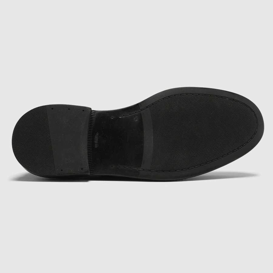 کفش کالج چرم طبیعی مردانه فلوتر ناپا میلینگ قهوه ای تیره اورز Orez مدل SCOTT