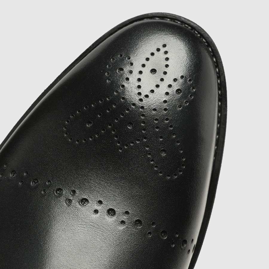 کفش آکسفورد چرم مردانه مشکی اورز Orez مدل BENEDIC