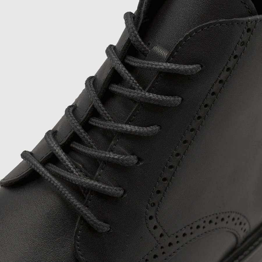 بوت چرم طبیعی مردانه ناپا مشکی اورز Orez مدل LINCOLN کد MFB116