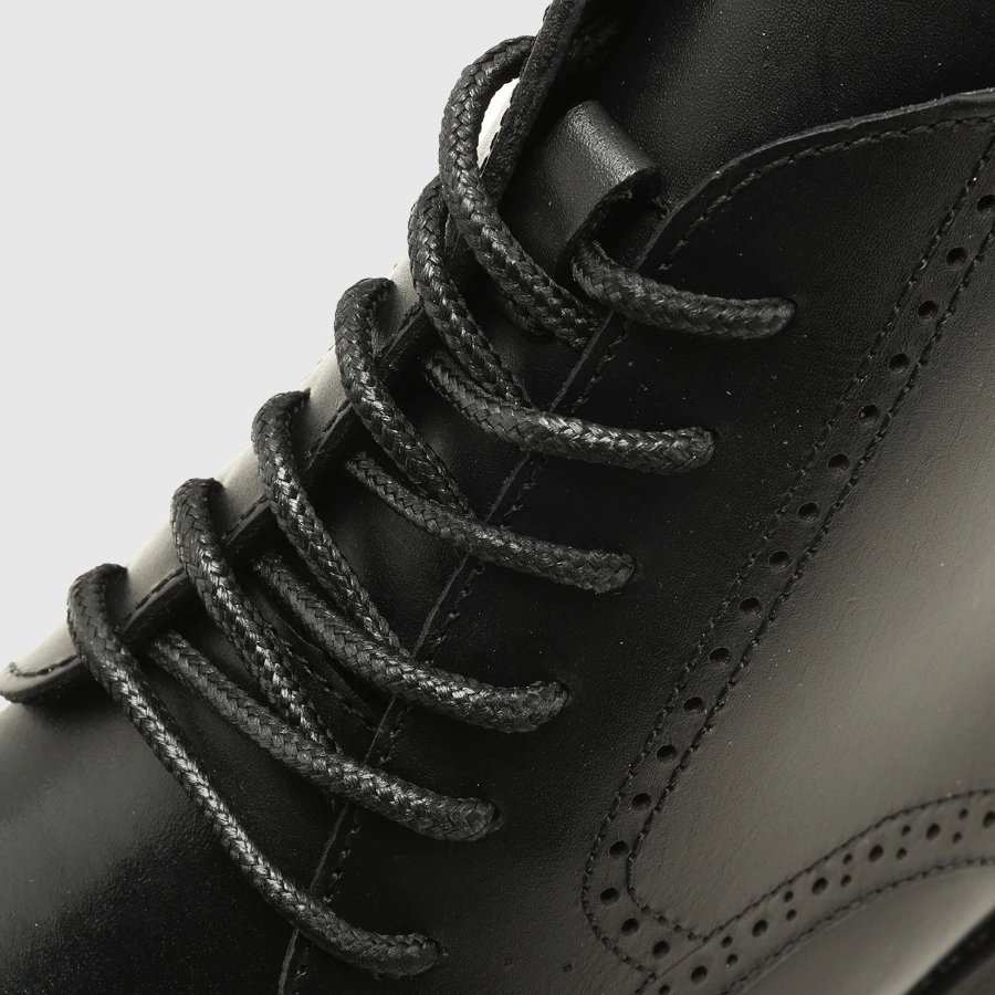 بوت چرم طبیعی مردانه ناپا مشکی اورز Orez مدل VEGAS کد MFB118