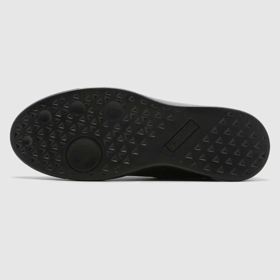 بوت چرم طبیعی مردانه بورنیش مشکی اورز Orez مدل KAI BOOTI 1 کد MCB125