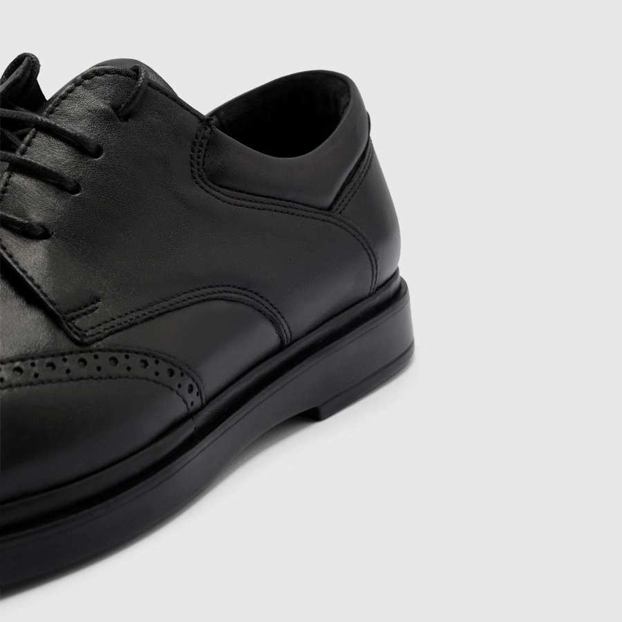 کفش آکسفورد چرم رسمی مردانه ناپا مشکی اورز Orez مدل ROBERT