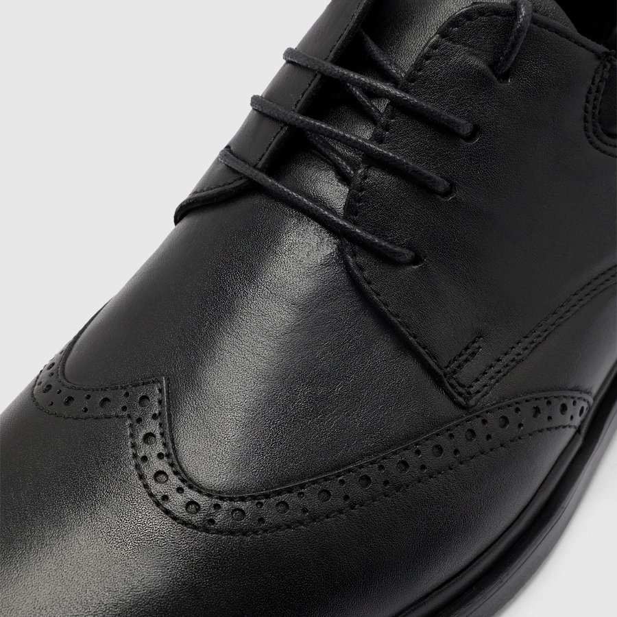 کفش آکسفورد چرم رسمی مردانه ناپا مشکی اورز Orez مدل ROBERT