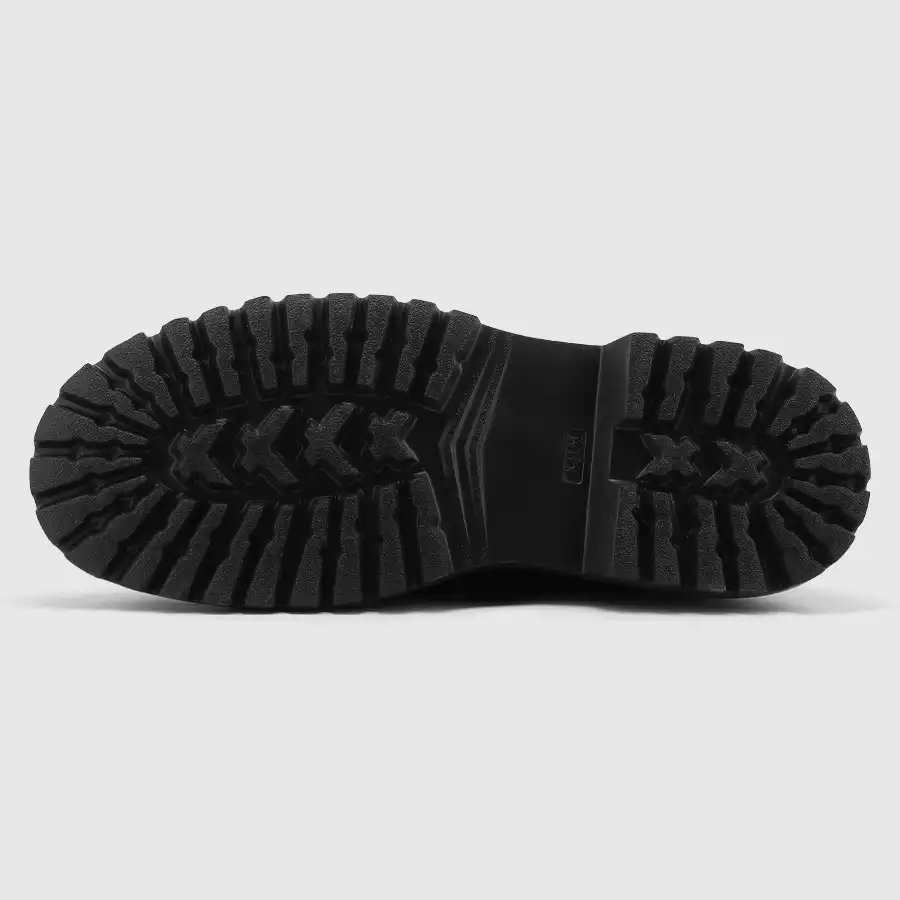 کفش چرم طبیعی مردانه ناپا مشکی اورز Orez مدل TOTTI l