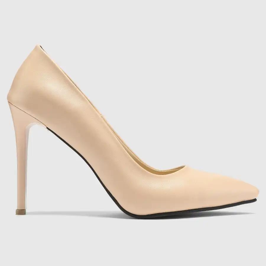 کفش پاشنه بلند زنانه ناپا کرم اورز Orez مدل GEORGINA