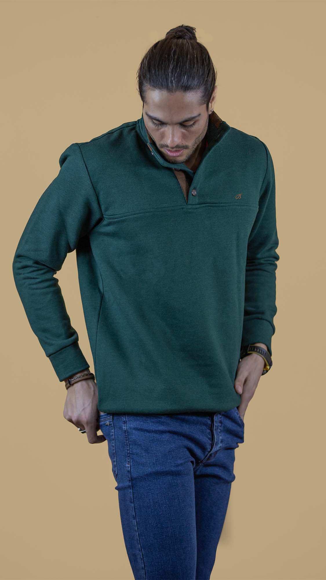 تی شرت زمستانه مردانه 70025 برندس Brands