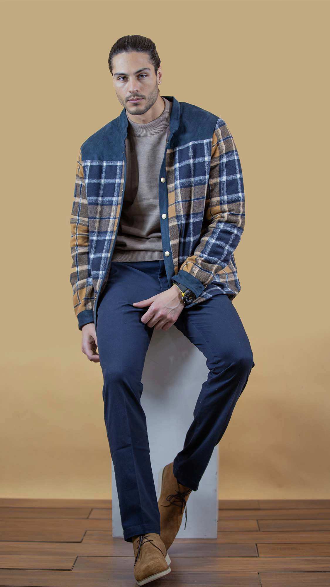 شکت مردانه 80057 برندس Brands