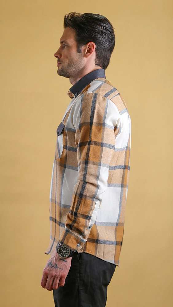 پیراهن زمستانه مردانه 60303 برندس Brands