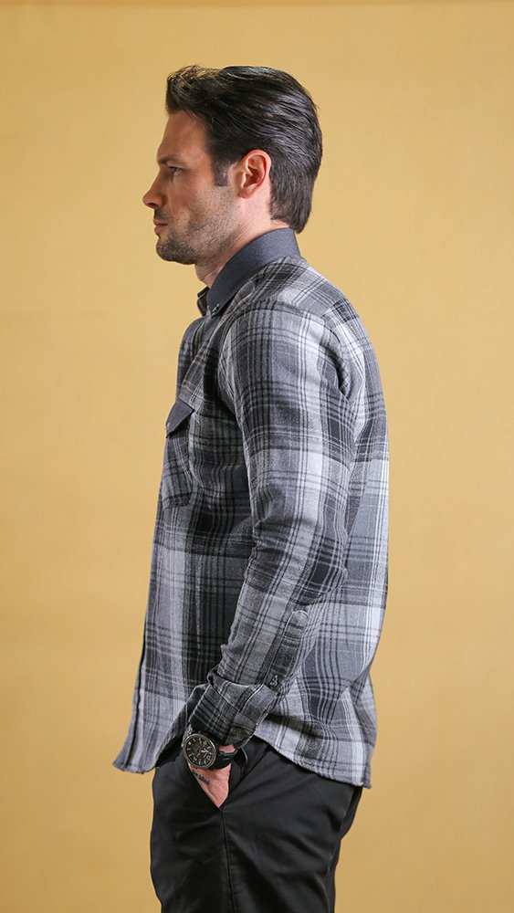 پیراهن مردانه زمستانه 60296 برندس