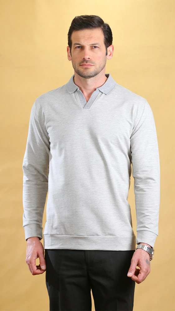 تی شرت زمستانه مردانه 70026 برندس Brands