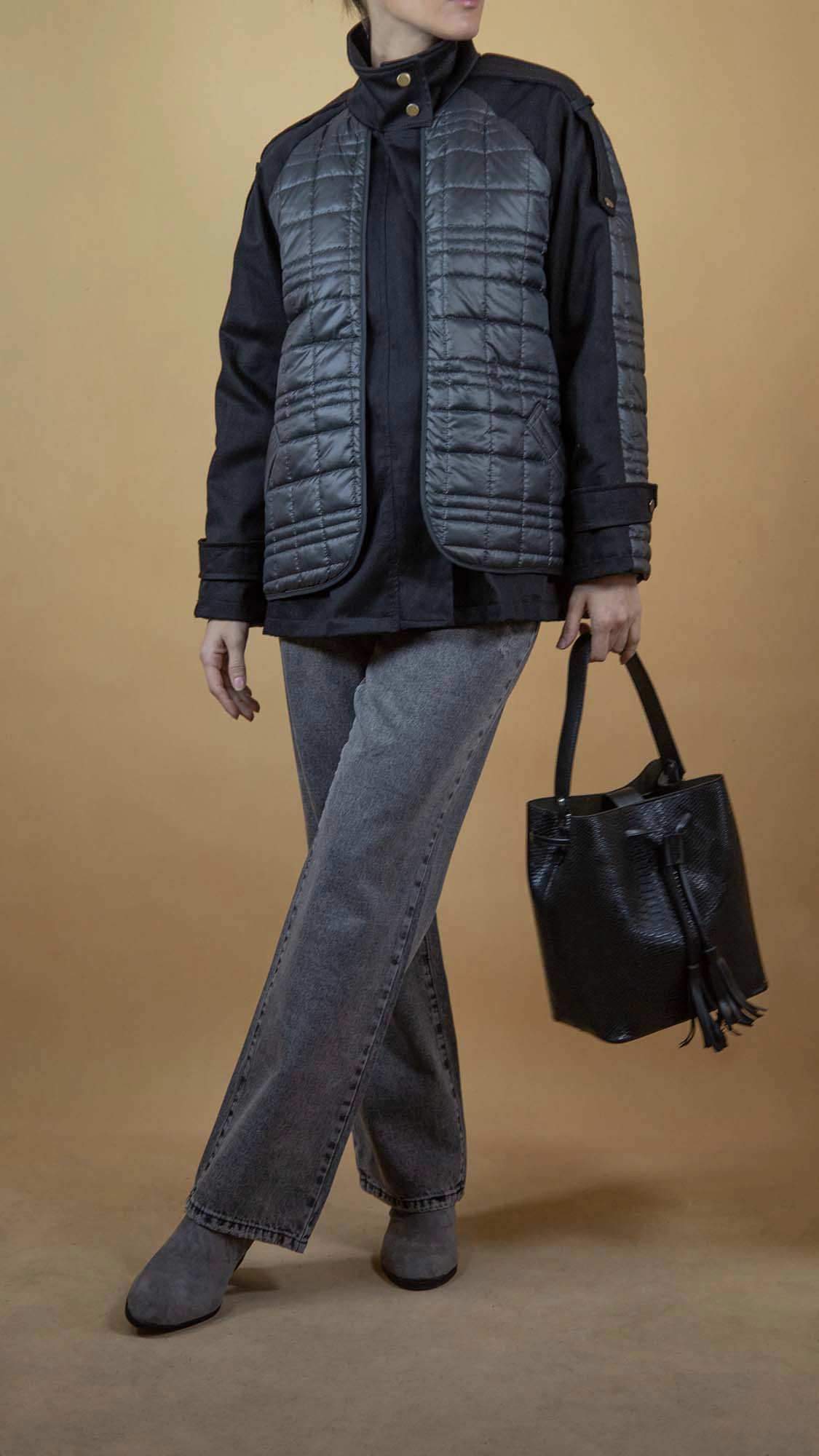 کاپشن زنانه 80083 برندس Brands