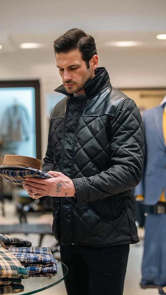 کاپشن مردانه 80052 برندس Brands