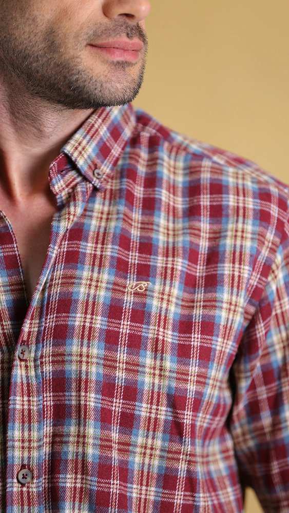 پیراهن زمستانه مردانه 60291 برندس Brands