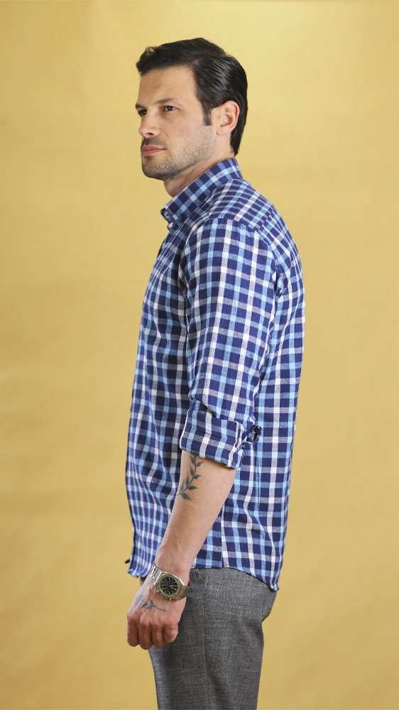 پیراهن زمستانه مردانه 60270 برندس Brands