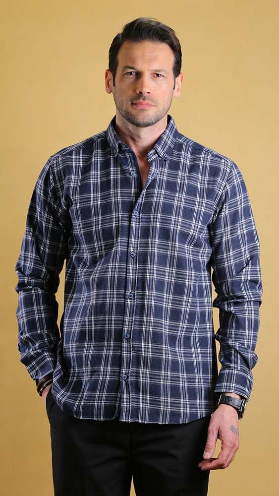 پیراهن مردانه زمستانه 60264 برندس