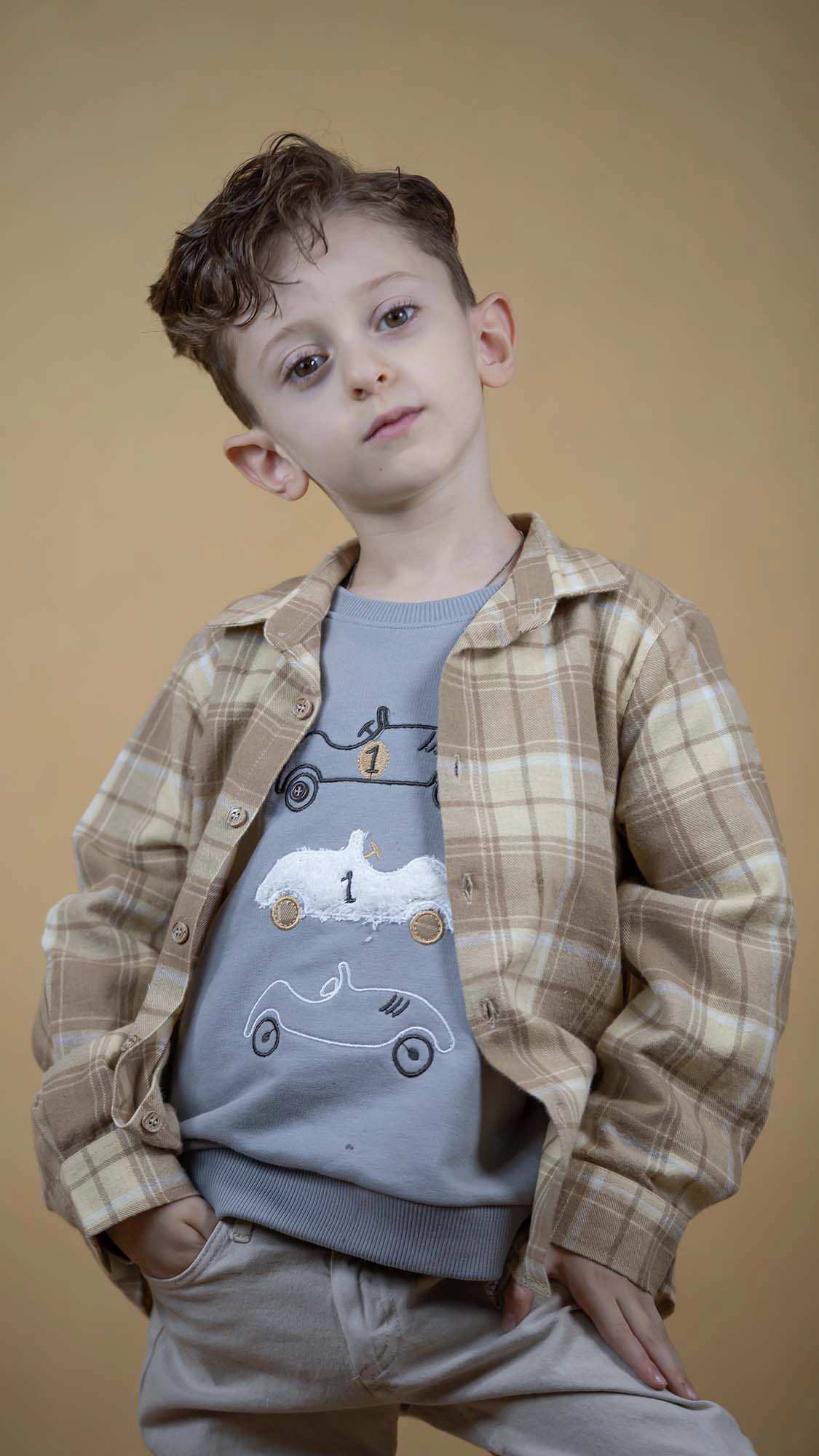 ست دو تکه پسرانه 33551 برندس Brands