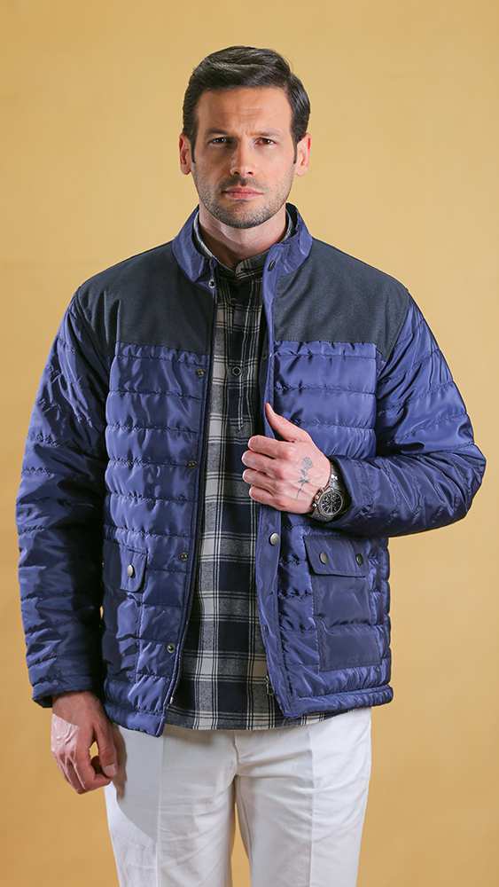 کاپشن مردانه 80073 برندس Brands