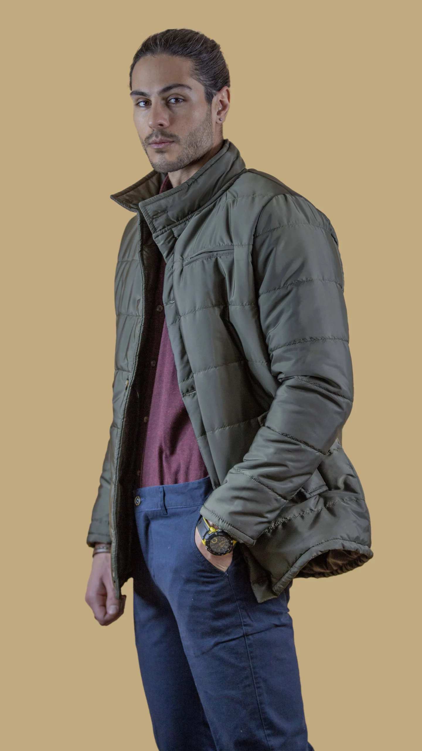 کاپشن مردانه 80079 برندس