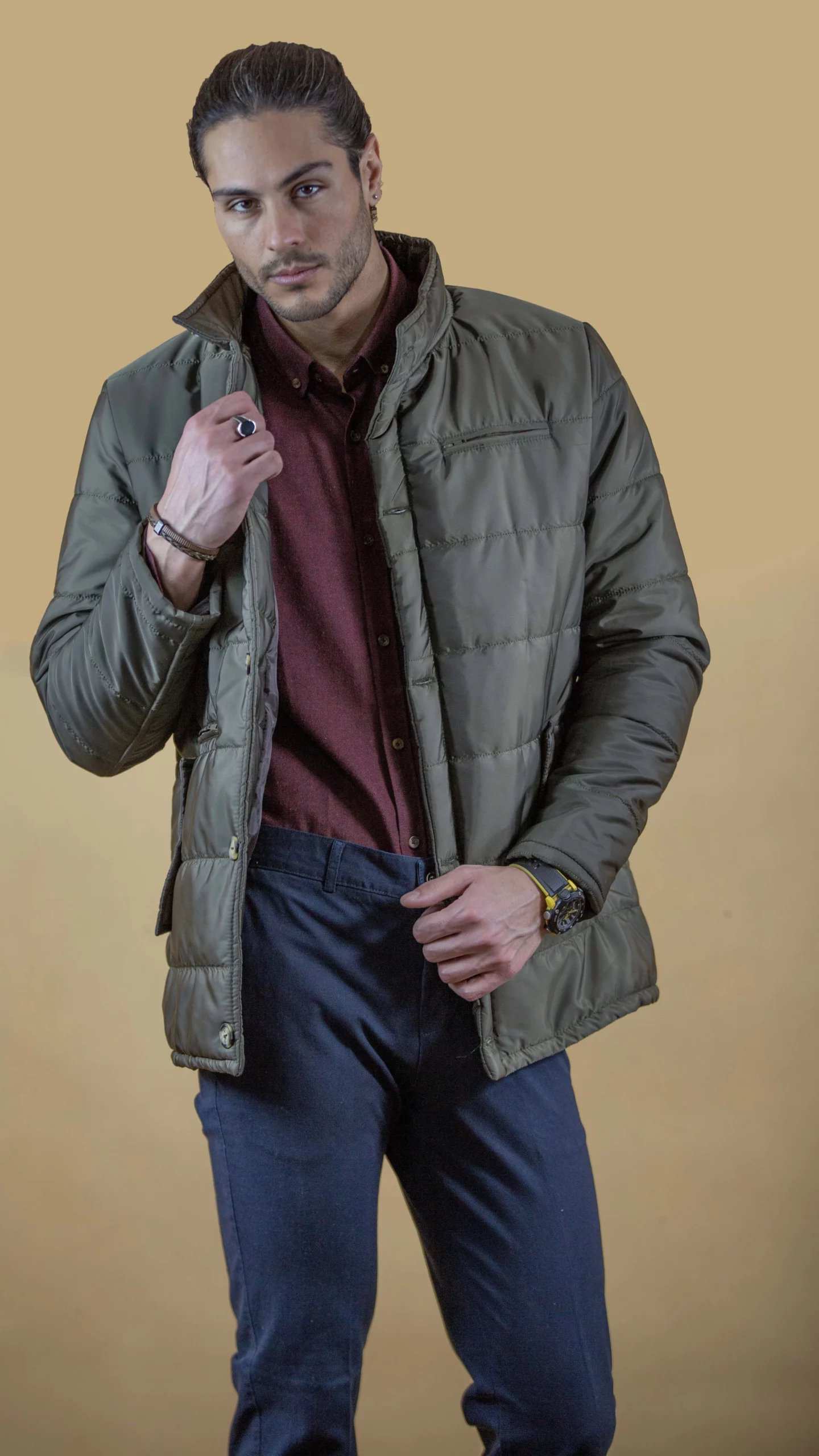 کاپشن مردانه 80079 برندس