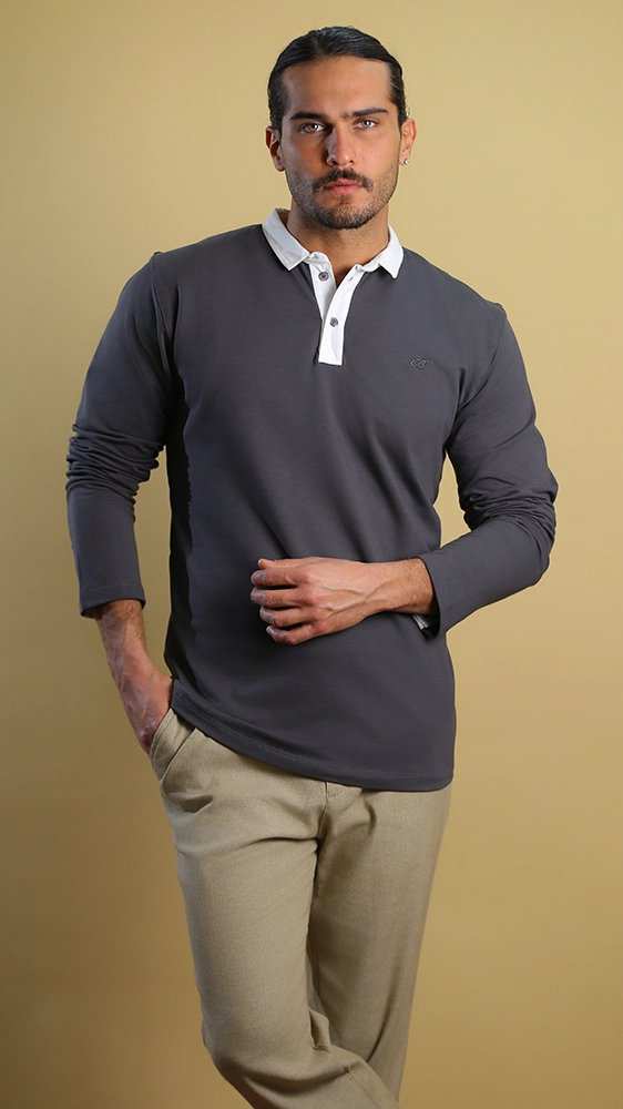 تی شرت زمستانه مردانه 70030 برندس Brands