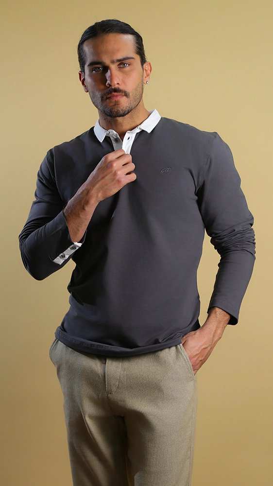 تی شرت زمستانه مردانه 70030 برندس Brands