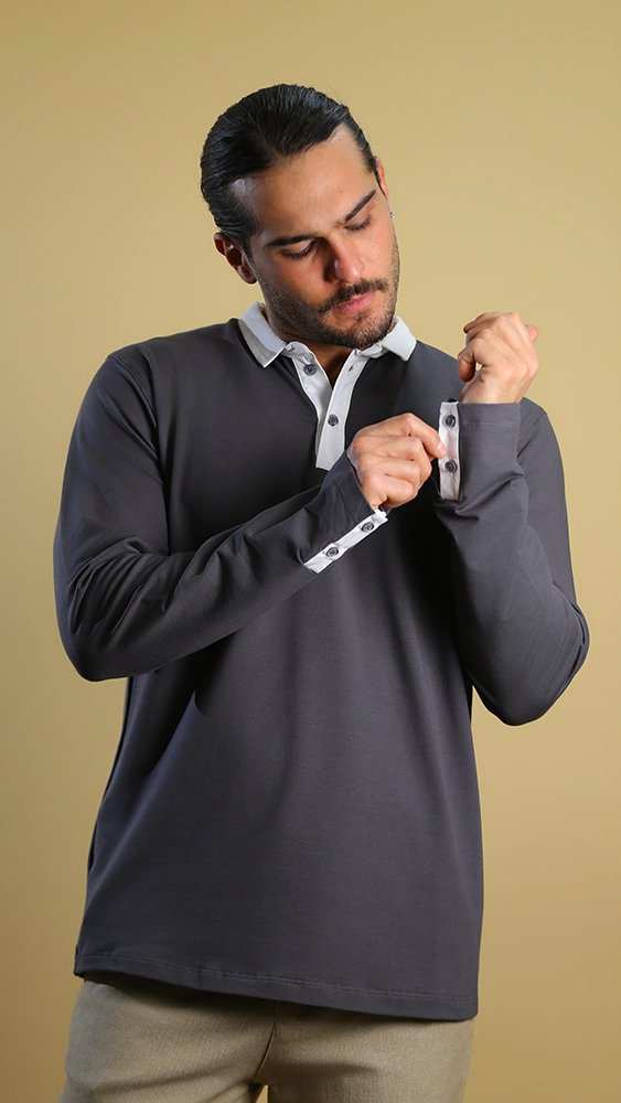 تی شرت زمستانه مردانه 70030 برندس Brands