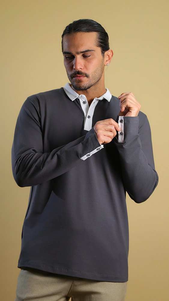 تی شرت زمستانه مردانه 70030 برندس Brands