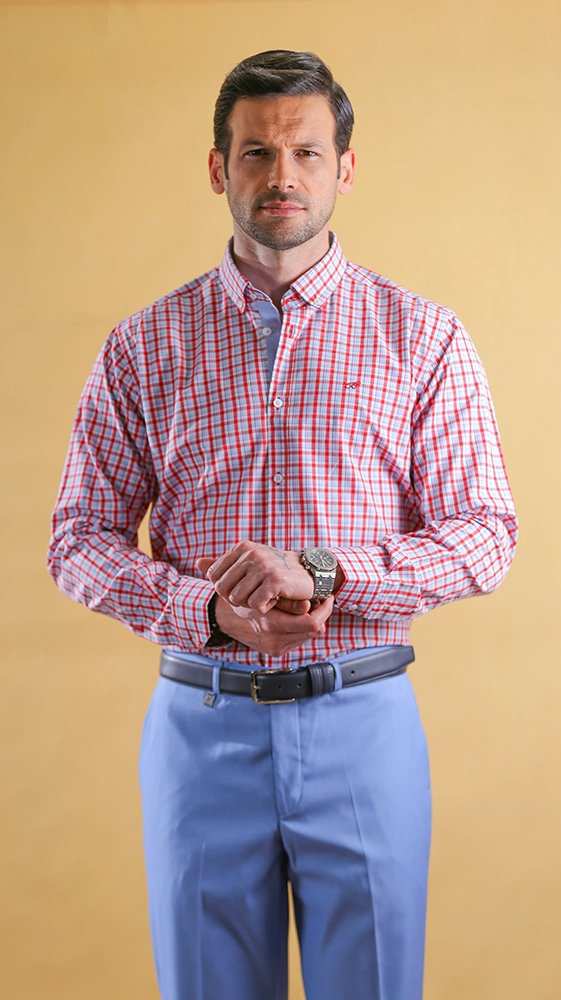 پیراهن مردانه 60171 برندس Brands