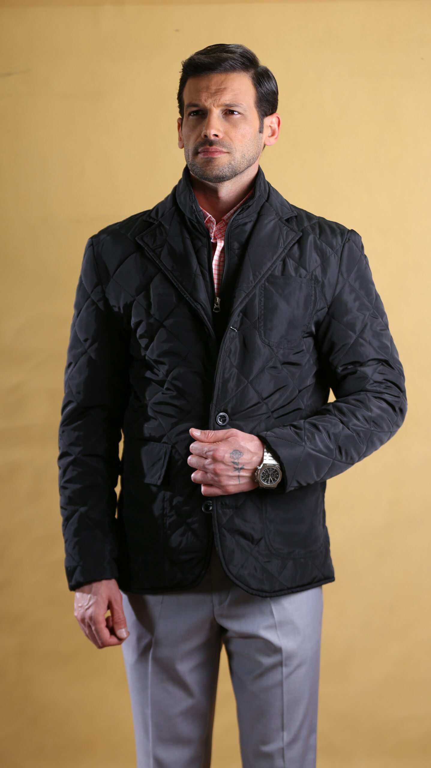 کاپشن مردانه 80077 برندس Brands