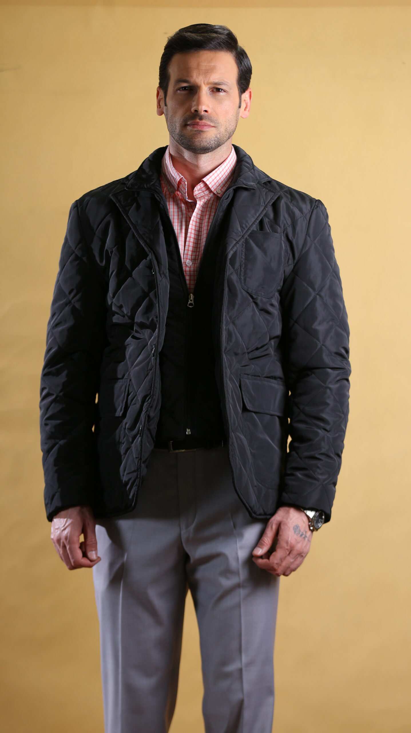 کاپشن مردانه 80077 برندس Brands